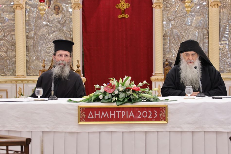 ''ΔΗΜΗΤΡΙΑ 2023'' 8η μέρα: Πανηγυρική Θεία Λειτουργία με τον Πανοσιολογιώτατο Αρχιμανδρίτη π. Ζαχαρία Ζάχαρου – Υποδοχή ιερού λειψάνου Μεγαλομάρτυρος Αγίου Θεοδώρου του Τήρωνος.