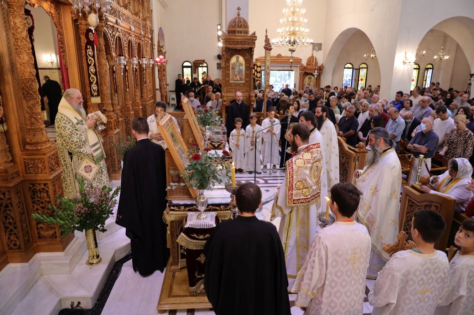 ''ΔΗΜΗΤΡΙΑ 2023'' 22η μέρα – Πανηγυρική Θεία Λειτουργία με τον Πανιερώτατο Μητροπολίτη Λεμεσού κ. Αθανάσιο.