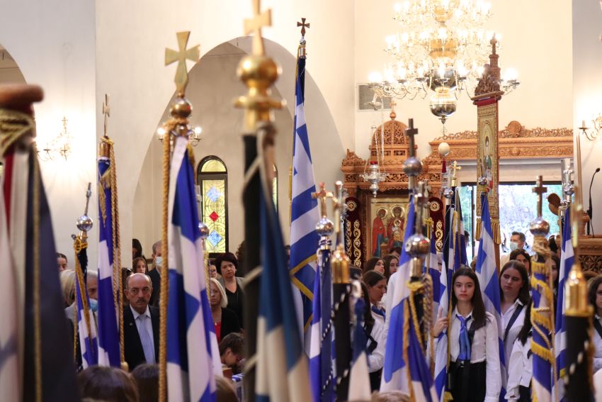 "ΔΗΜΗΤΡΙΑ 2022" 27η μέρα - Πανηγυρική Θεία Λειτουργία - Δοξολογία επί τη Εθνική Εορτή.