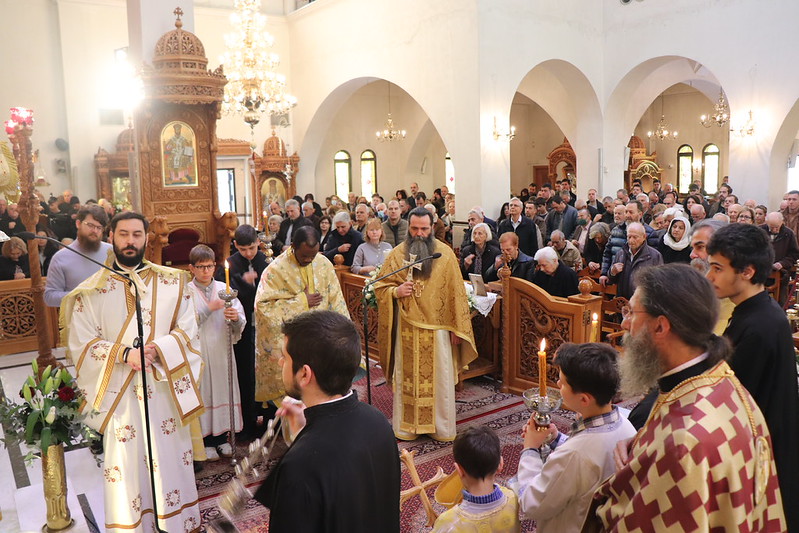 Θεία Λειτουργία Κυριακή Β' Νηστειών με τον Σεβασμιώτατο Μητροπολίτη Κανάγκα Κονγκό κ. Χαρίτωνα.