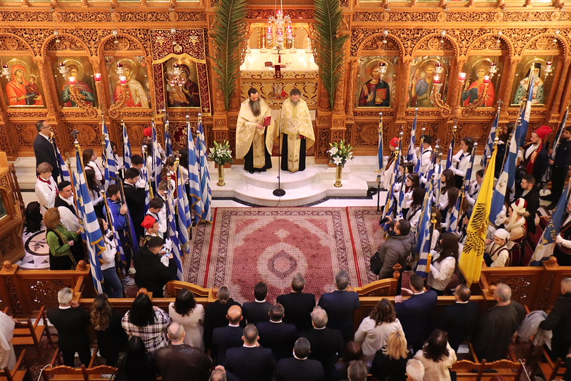 Πανηγυρική Θεία Λειτουργία επί τη εορτή του Ευαγγελισμού της Θεοτόκου 2026 - Δοξολογία επί τη Εθνική Επετείω.