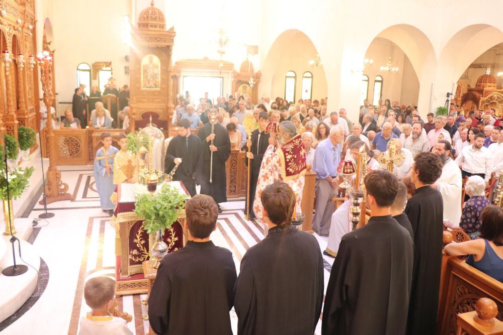 Πανηγυρική Θεία Λειτουργια Παγκοσμίου Υψώσεως Τμίου Σταυρού - ΚΔ' Οίκοι Τιμίου Σταυρού 2025